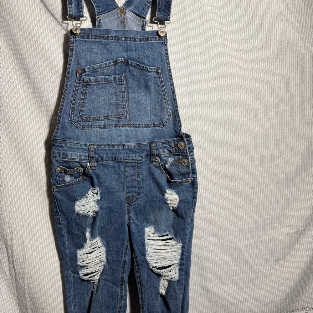 Levi's Blue Denim Overalls